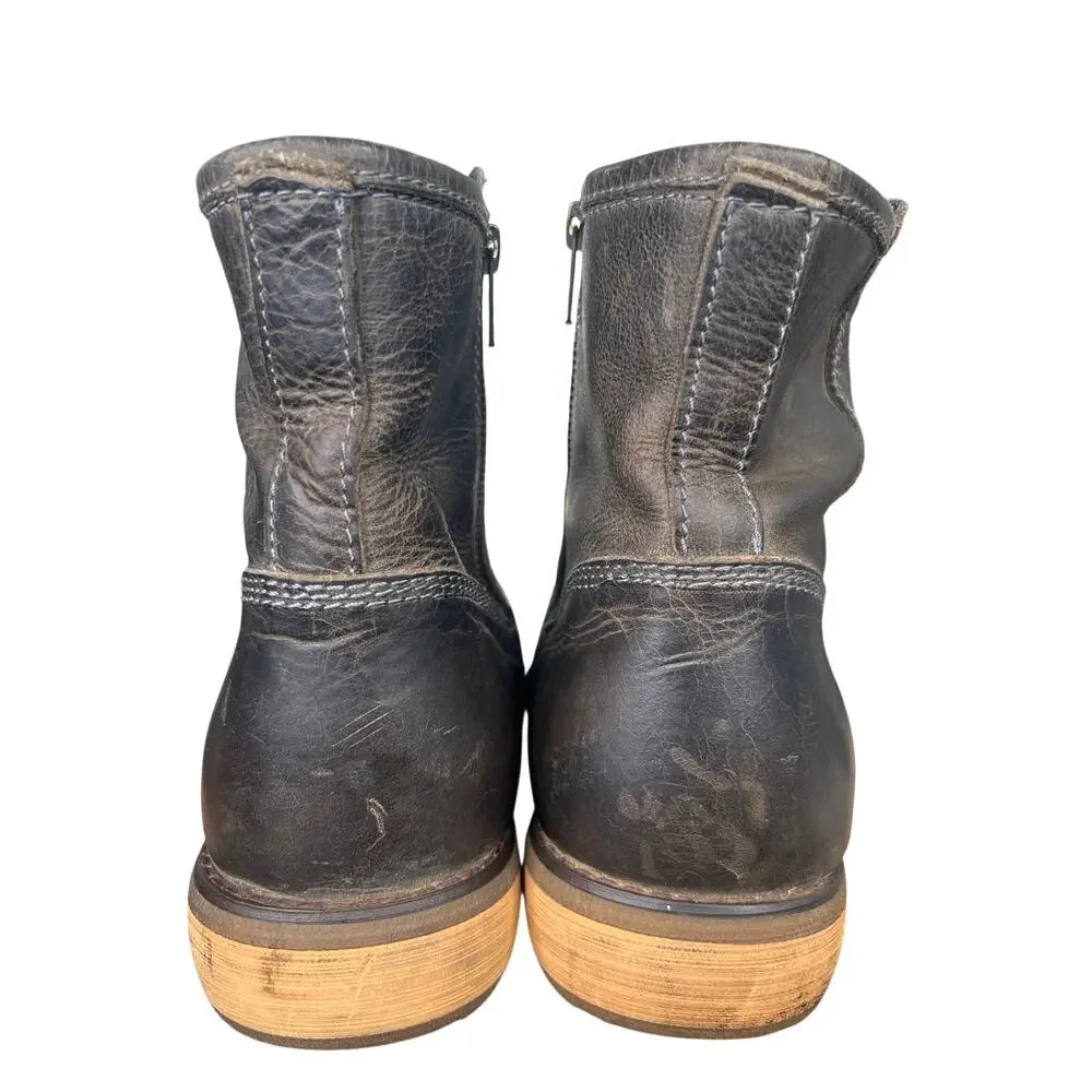 Bed Stu Men’s Crown Brown Distressed Leather Chelsea Boot Size US 11.5